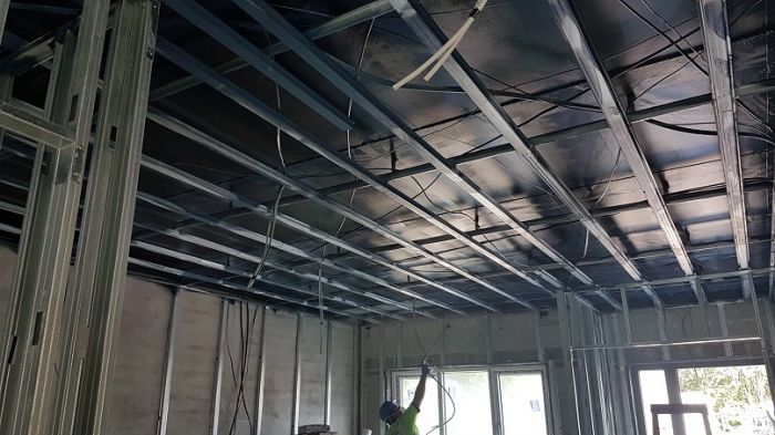 airtight ceiling vapour barrier