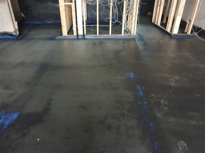 airtight and radon barrier